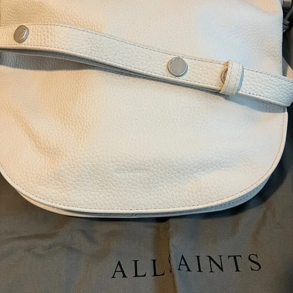 All Saints Leather Shoulder/Crossbody Bag - Picture 3 of 7
